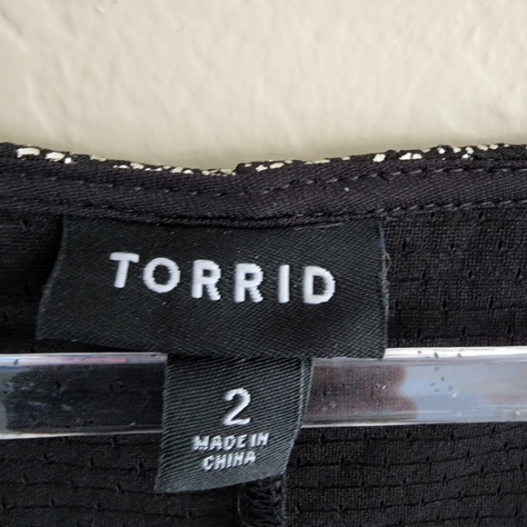 Torrid Foiled Textured Skater Dress Size 2 - Picture 6 of 11